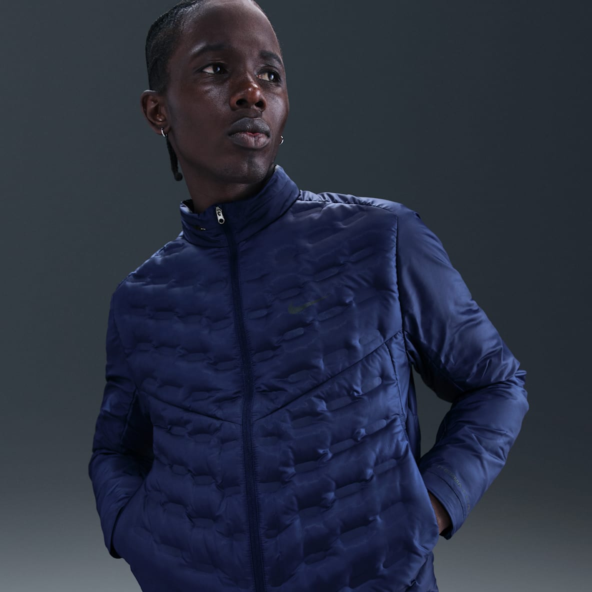 Blue Therma-FIT ADV Jackets Outerwear. Nike FI